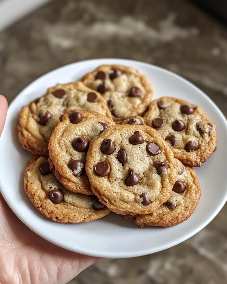 Ingredients for vegan chocolate chip cookies including vegan butter and chocolate chips