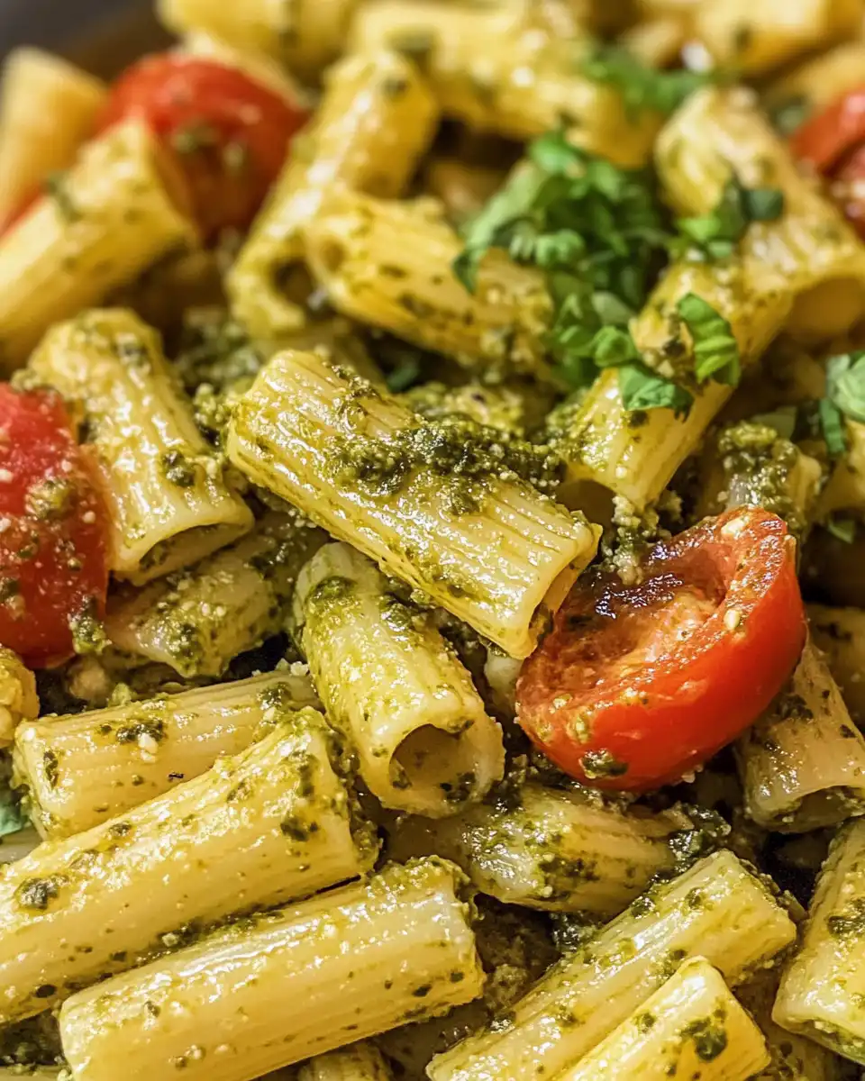 Baked feta chicken pasta steaming in pressure cooker