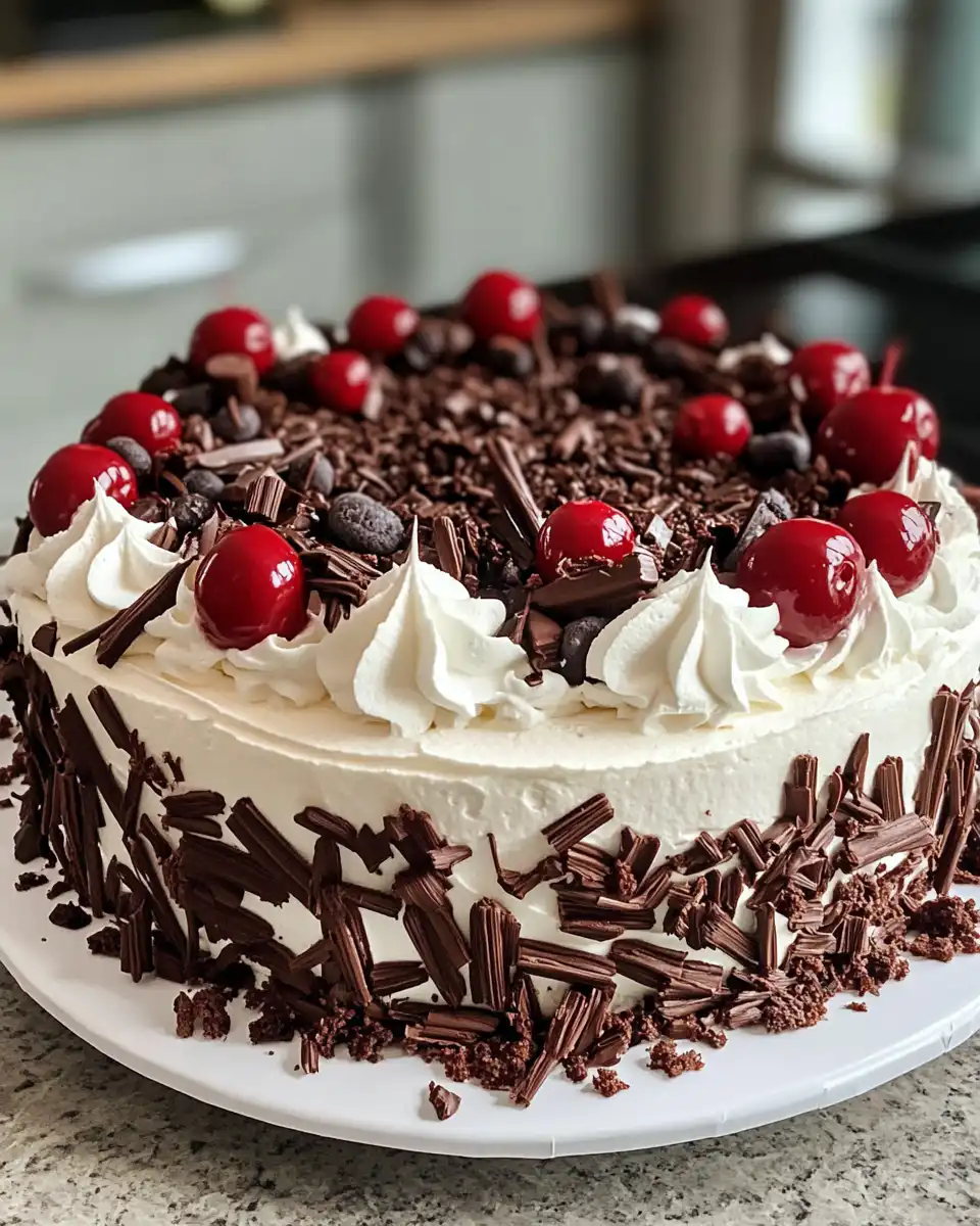 Vegan Black Forest Cake freshly prepared in pressure cooker