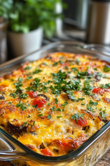 Vegan Breakfast Casserole taken with iphone 15 pro max --iw 2 --ar 4:5 --v 6.1 --raw