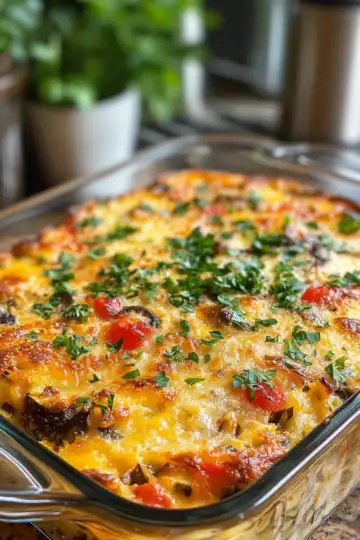 Vegan Breakfast Casserole taken with iphone 15 pro max --iw 2 --ar 4:5 --v 6.1 --raw