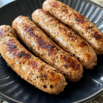 Vegan Breakfast Sausage taken with iphone 15 pro max --iw 2 --ar 4:5 --v 6.1 --raw