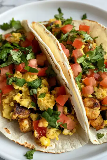 Vegan Breakfast Tacos taken with iphone 15 pro max --iw 2 --ar 4:5 --v 6.1 --raw