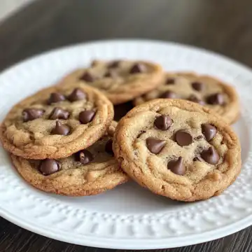 Vegan Brown Butter Chocolate Chip Cookies taken with iphone 15 pro max --iw 2 --ar 4:5 --v 6.1 --raw