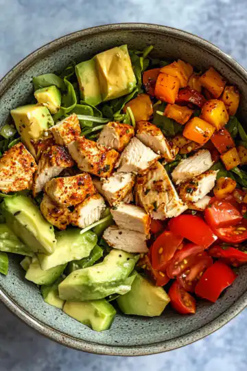 Vegan Chicken Salad taken with iphone 15 pro max --iw 2 --ar 4:5 --v 6.1 --raw