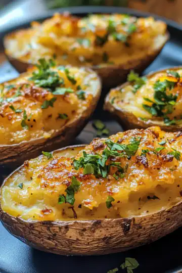 Vegan Double Baked Potatoes taken with iphone 15 pro max --iw 2 --ar 4:5 --v 6.1 --raw
