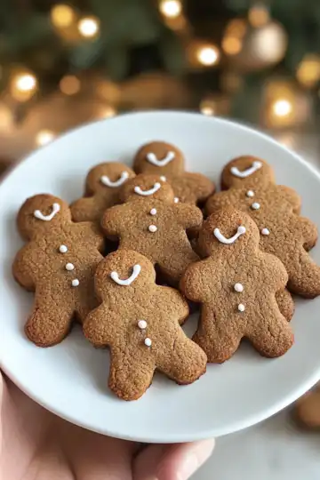 Vegan Gingerbread Cookies taken with iphone 15 pro max --iw 2 --ar 4:5 --v 6.1 --raw