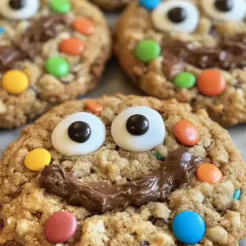 Vegan Monster Cookies taken with iphone 15 pro max --iw 2 --ar 4:5 --v 6.1 --raw
