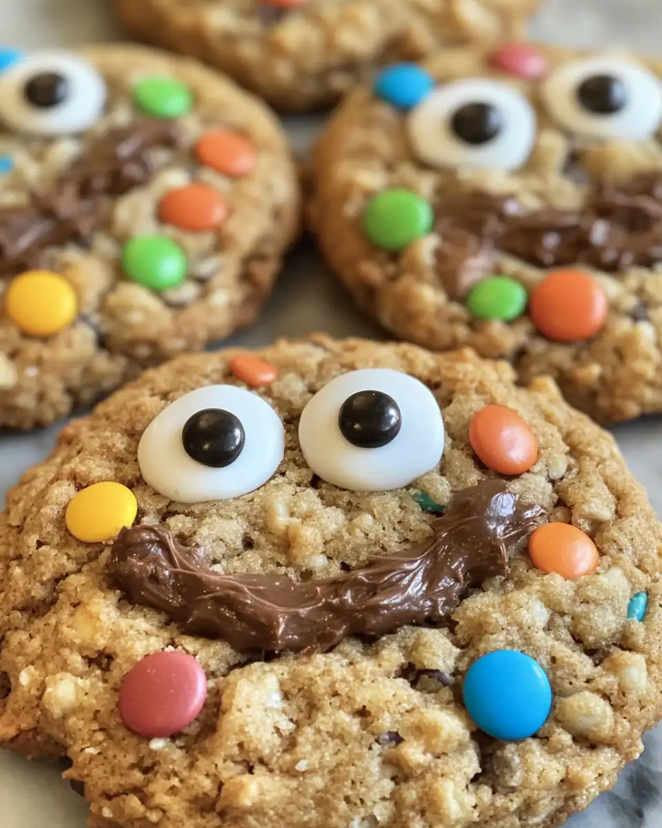 Fresh vegan monster cookies dough with coconut oil and almond butter aroma