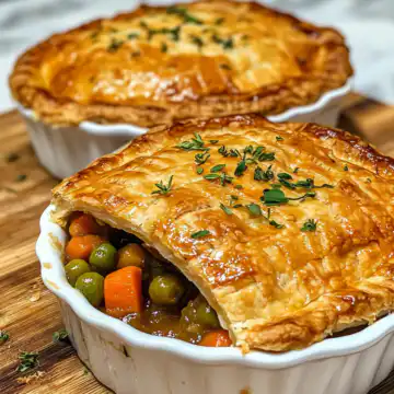 Vegan Savory Stout And Vegetable Pies taken with iphone 15 pro max --iw 2 --ar 4:5 --v 6.1 --raw