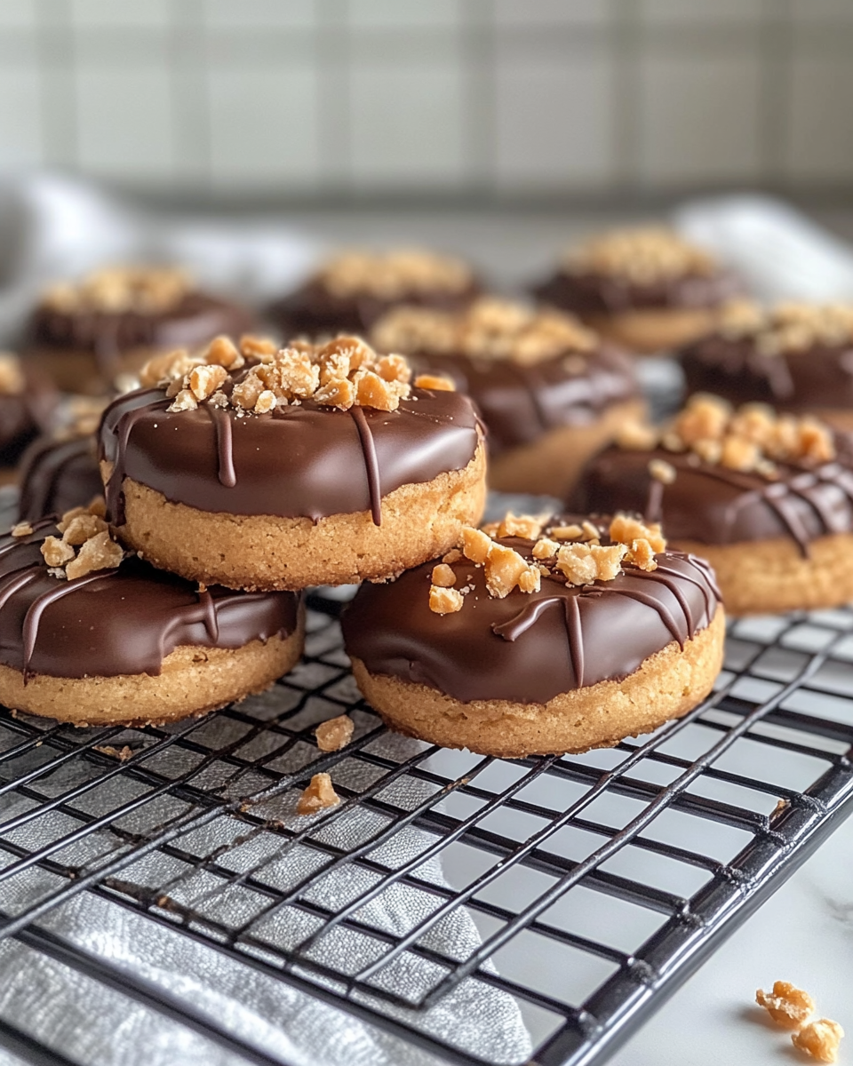 Vegan Twix crumbl cookies fresh and steaming in pressure cooker