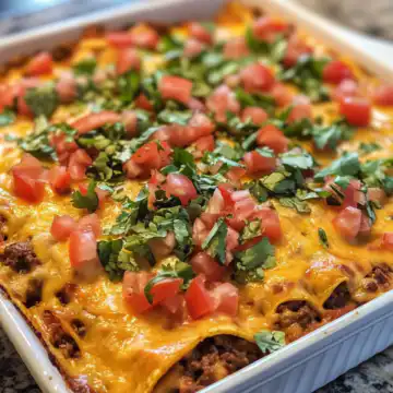 Walking Taco Casserole taken with iphone 15 pro max --iw 2 --ar 4:5 --v 6.1 --raw