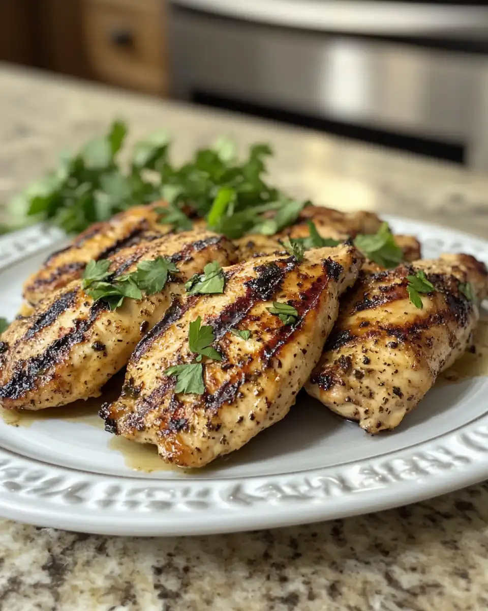 Final plated grilled chicken and crispy carnitas combo ready to serve