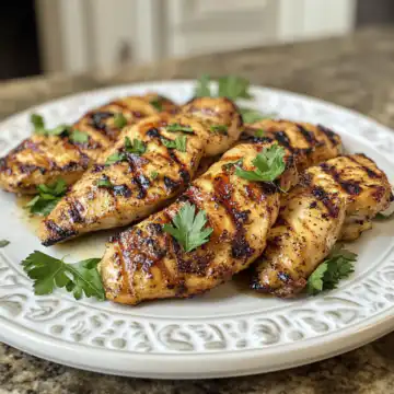 Weekly Bulk Apple Cider Dijon Grilled Chicken taken with iphone 15 pro max --iw 2 --ar 4:5 --v 6.1 --raw