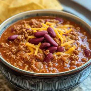 Wendys Copycat Chili In The Slow Cooker taken with iphone 15 pro max --iw 2 --ar 4:5 --v 6.1 --raw