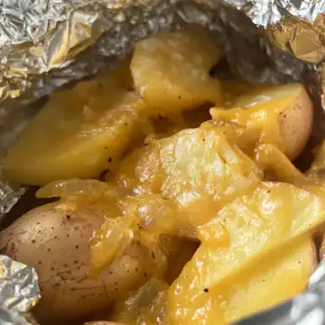 Wrap Potatoes In Tin Foil And Put In Crock Pot taken with iphone 15 pro max --iw 2 --ar 4:5 --v 6.1 --raw