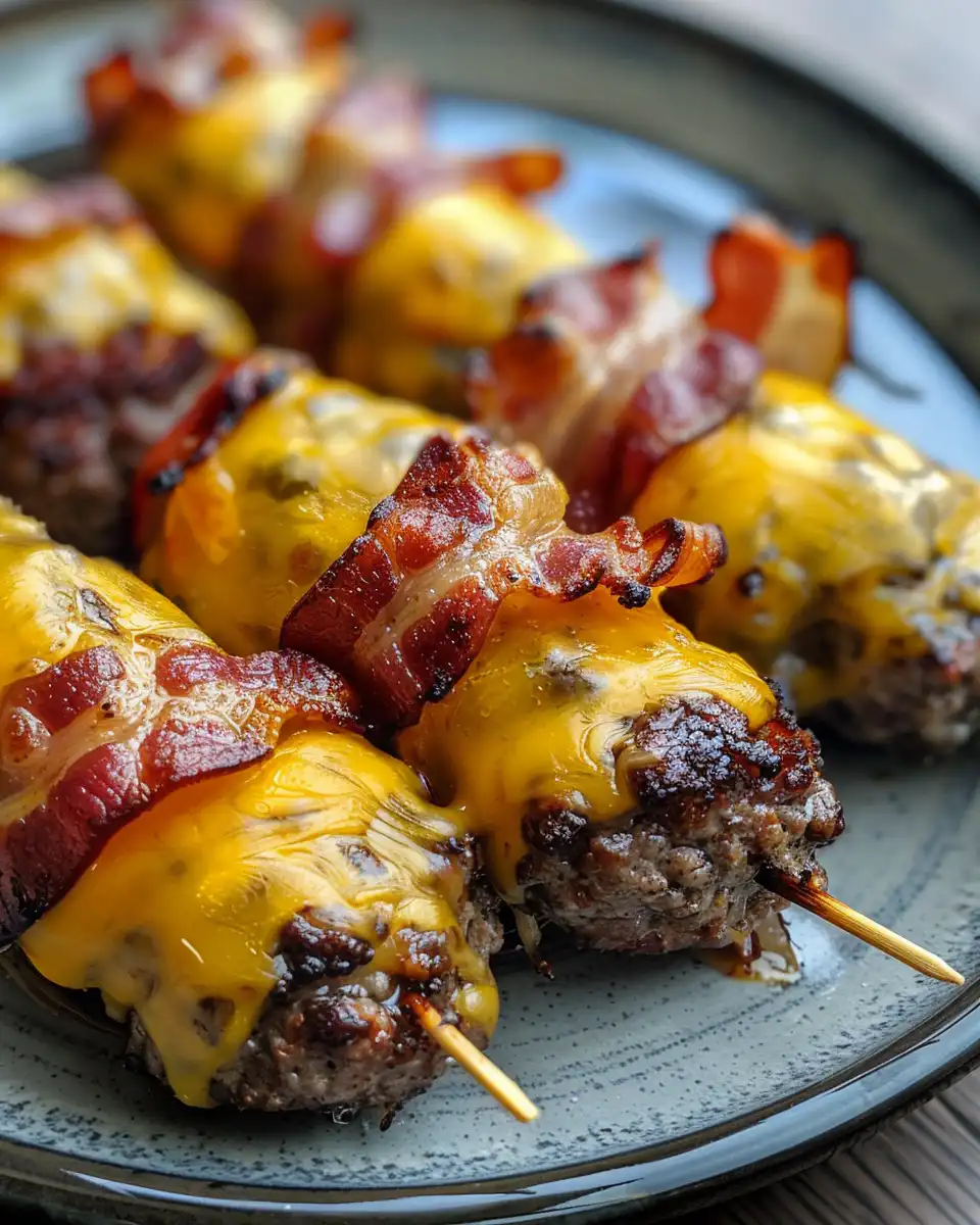 Wrapping meatballs with bacon before air frying