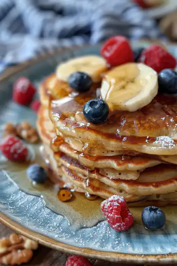 Apple Cider Pancakes taken with iphone 15 pro max --iw 2 --ar 4:5 --v 6.0 --raw