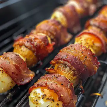 Armadillo Eggs Wrapped in Bacon taken with iphone 15 pro max --iw 2 --ar 4:5 --v 6.0 --raw