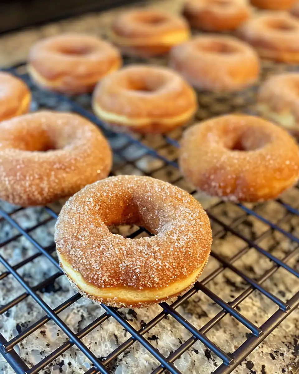 Pressure cooker cinnamon sugar donut batter in mixing bowl