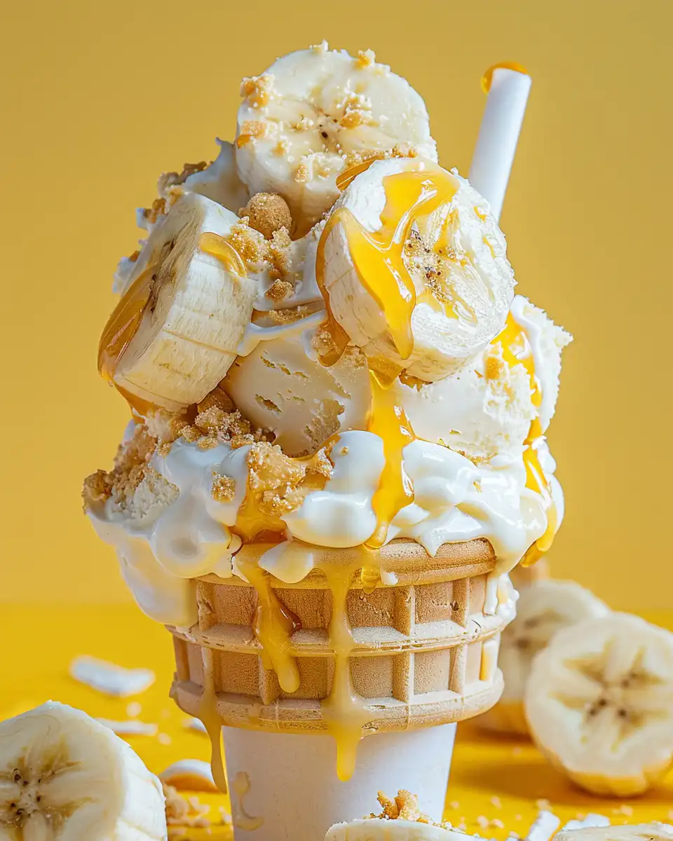 Silky banana pudding cooking and setting in pressure cooker
