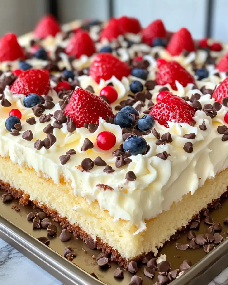 Ingredients for copycat Costco sheet cake laid out on kitchen counter