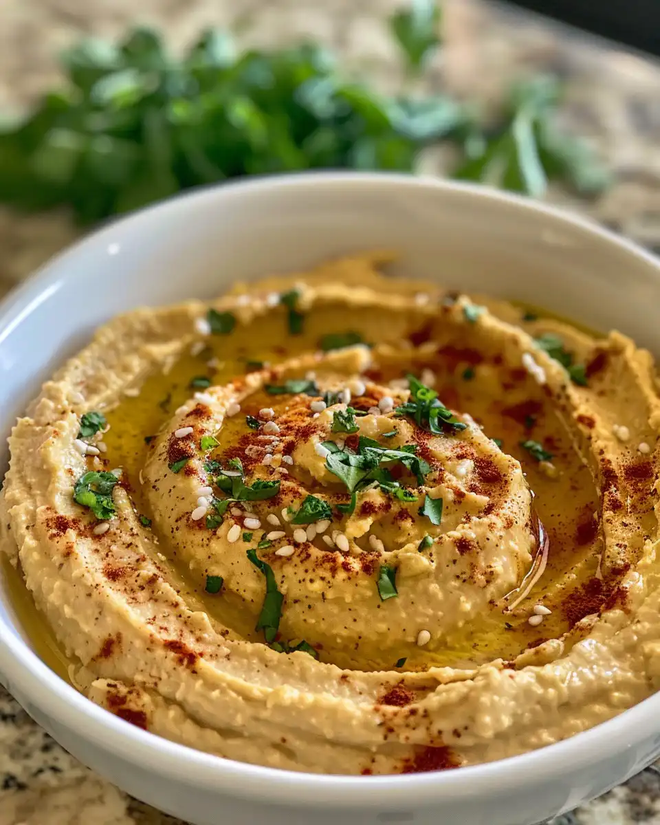 Ingredients for Sweet Chili Garlic Hummus prepared in bowls