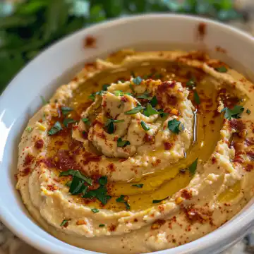 Boars Head Sweet Chili Garlic Hummus taken with iphone 15 pro max --iw 2 --ar 4:5 --v 6.0 --raw
