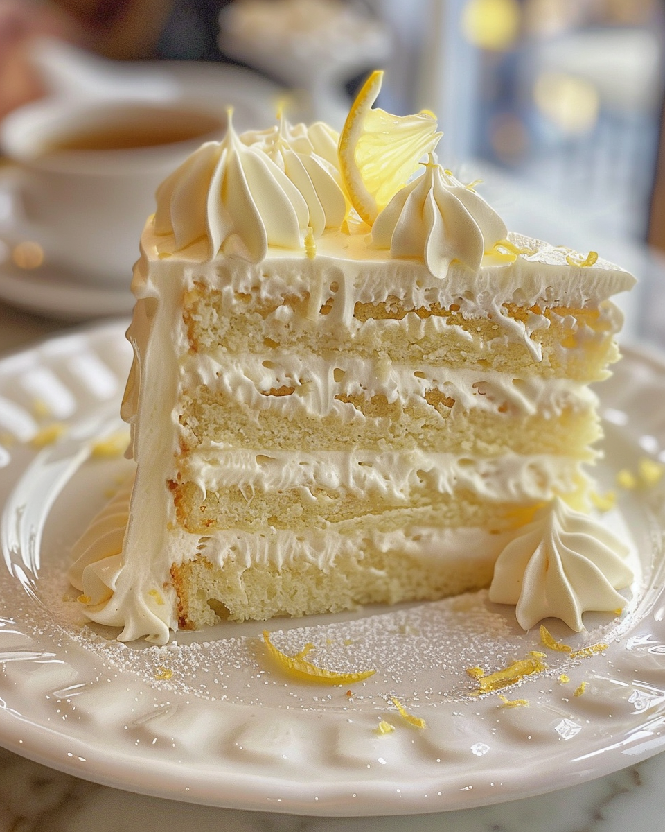 Cheesecake Factory Italian Lemon Cream Cake Copycat