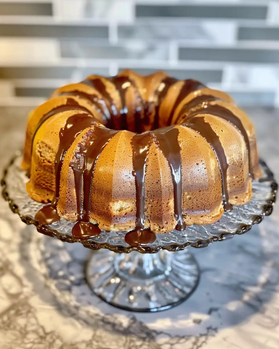 Mixing ingredients for cider glazed apple bundt cake