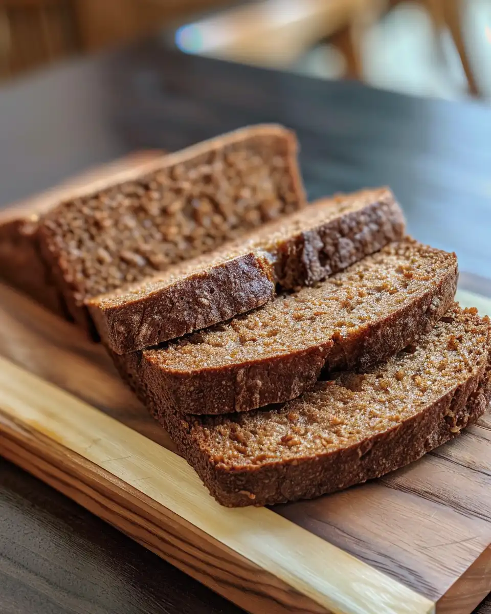 Final sliced copycat cheesecake factory brown bread with oats and butter