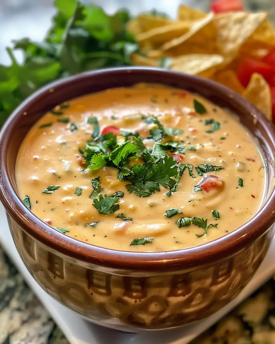 Ingredients measured and ready for queso dip