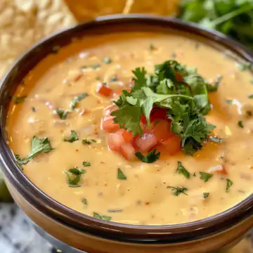 Copycat Chilis Queso Dip taken with iphone 15 pro max --iw 2 --ar 4:5 --v 6.0 --raw