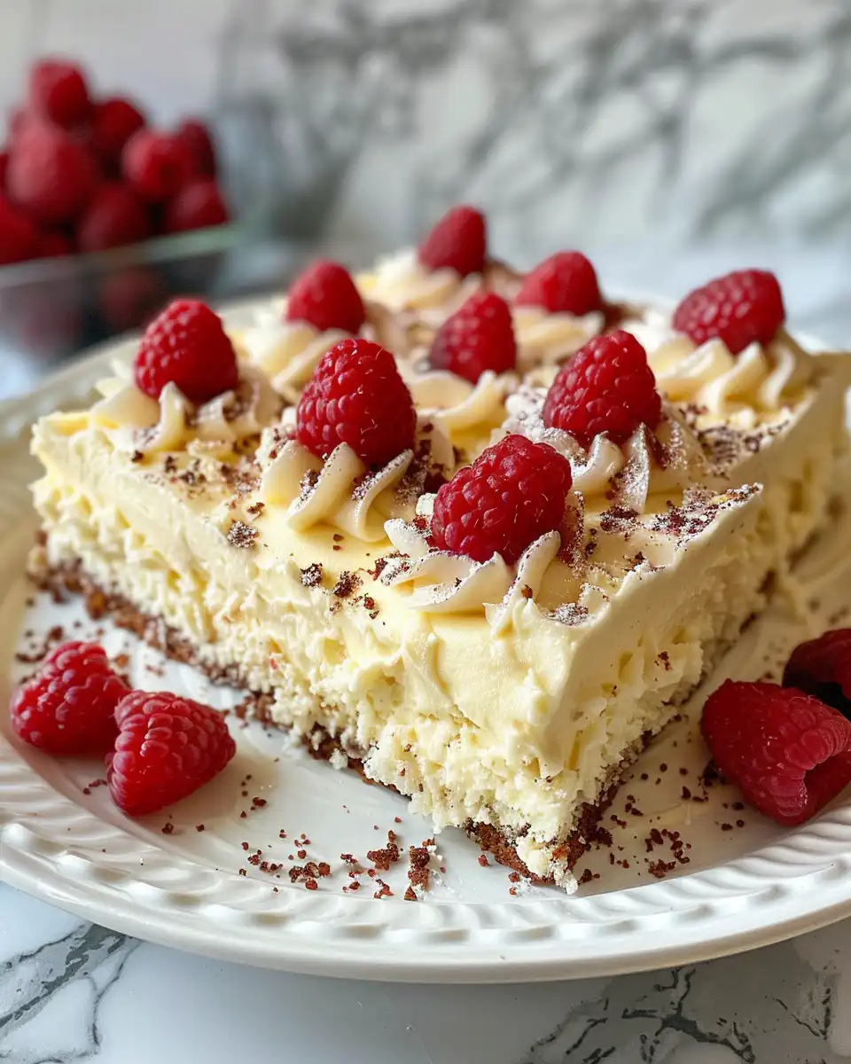 Final slice of copycat Costco sheet cake ready to eat with frosting and sprinkles