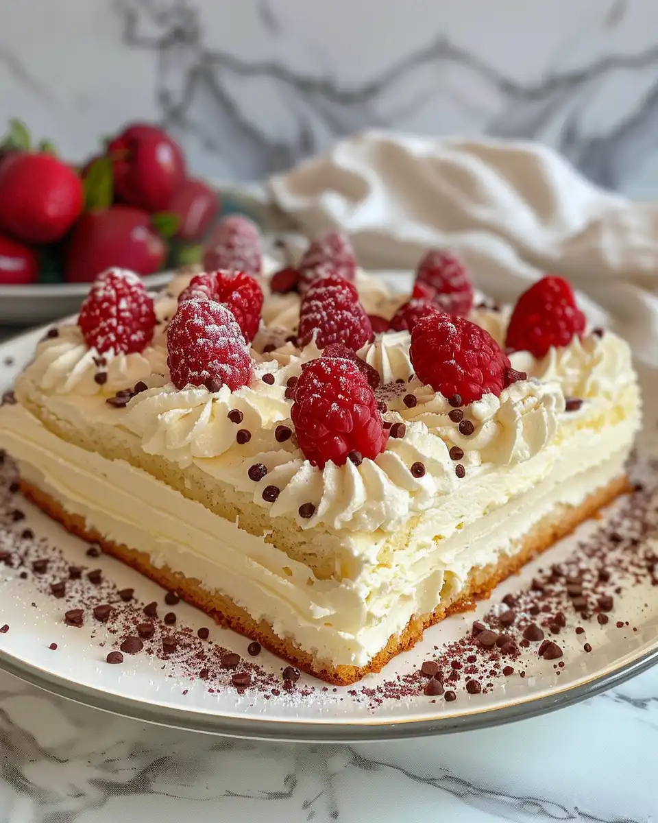 Moist tender Costco sheet cake fresh from pressure cooker