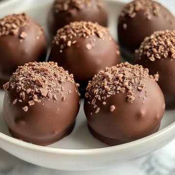 Copycat Lindor Truffle Chocolate Dessert taken with iphone 15 pro max --iw 2 --ar 4:5 --v 6.1 --raw