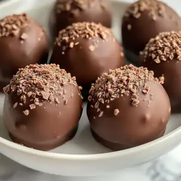 Copycat Lindor Truffle Chocolate Dessert taken with iphone 15 pro max --iw 2 --ar 4:5 --v 6.1 --raw