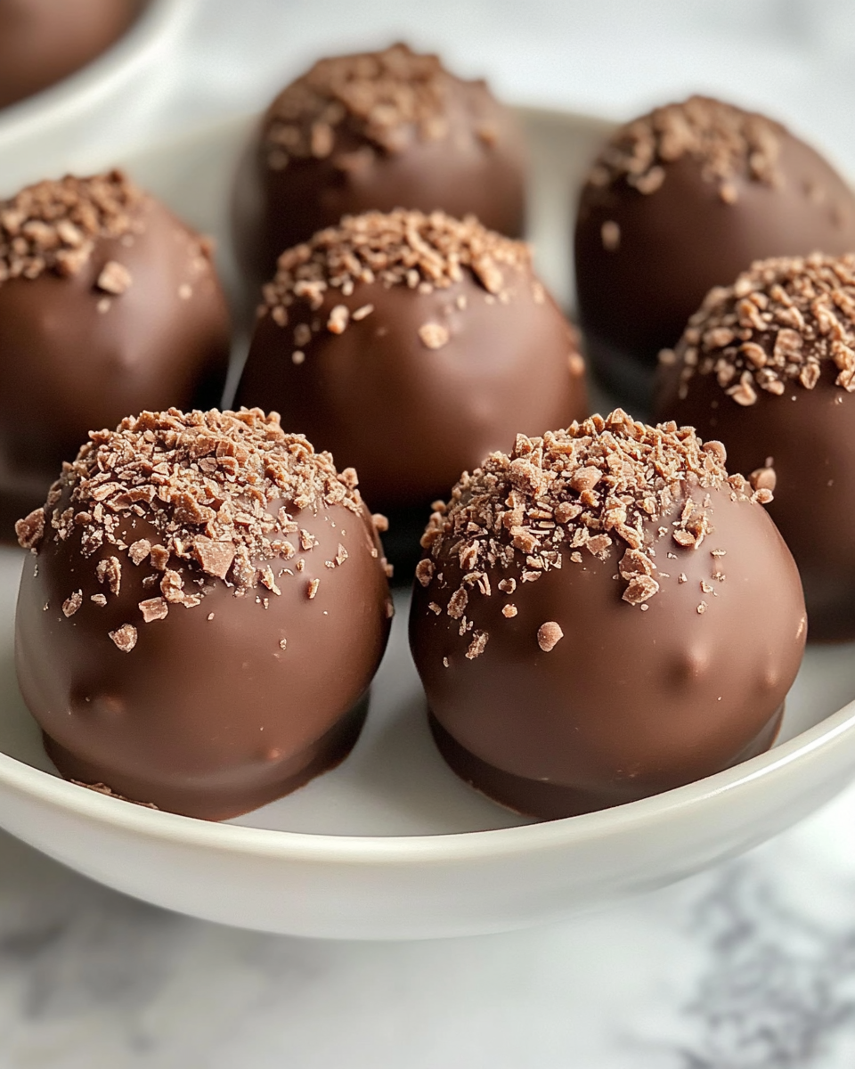 Copycat Lindor Truffle Chocolate Dessert fresh from pressure cooker with float valve
