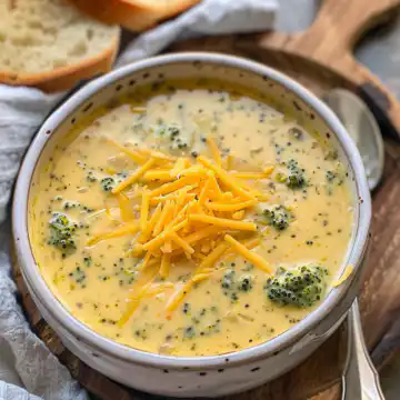 Copycat Panera Broccoli Cheddar Soup And Video taken with iphone 15 pro max --iw 2 --ar 4:5 --v 6.0 --raw