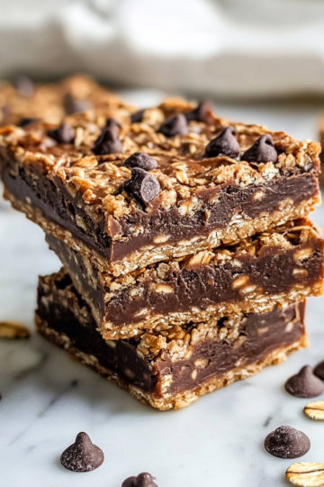 Copycat Starbucks Oatmeal Fudge Bars Healthy taken with iphone 15 pro max --iw 2 --ar 4:5 --v 6.1 --raw
