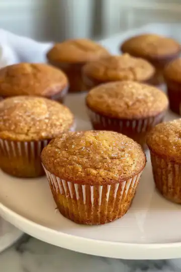 Easy Apple Cider Muffins taken with iphone 15 pro max --iw 2 --ar 4:5 --v 6.0 --raw