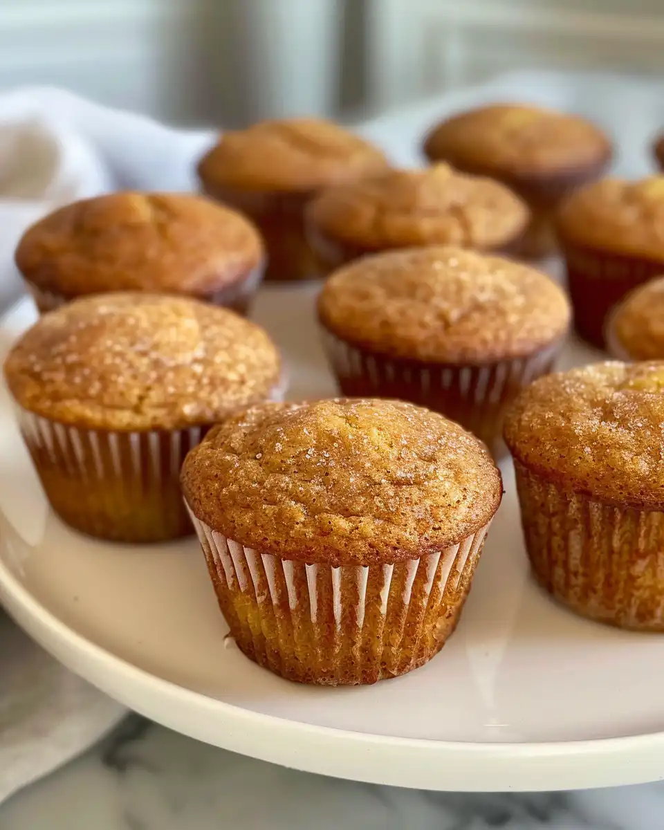 Freshly steamed apple cider muffins rising in pressure cooker