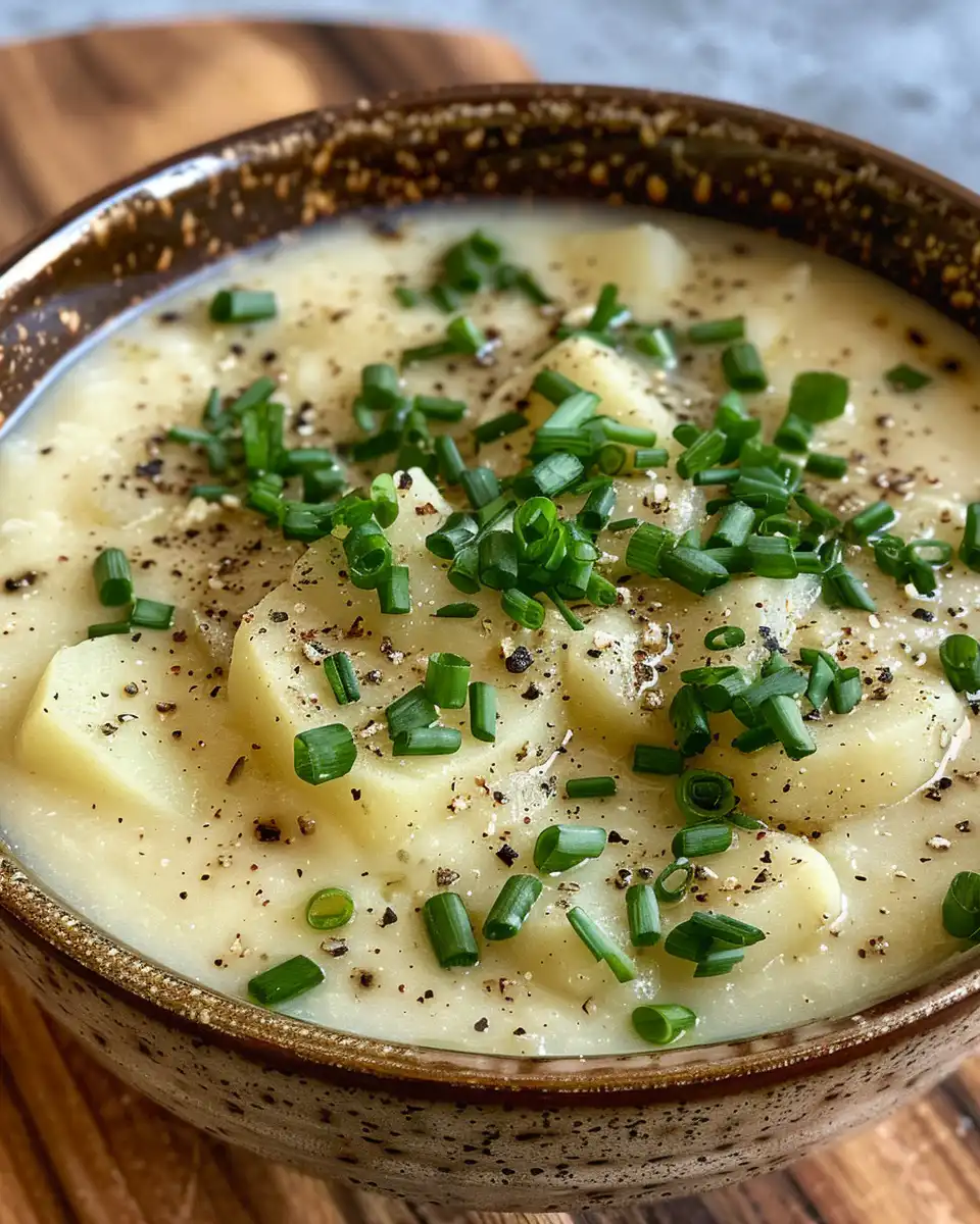 Ingredients laid out for making Instant Pot potato soup