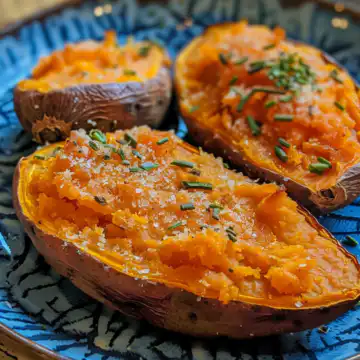 Oven Baked Sweet Potato taken with iphone 15 pro max --iw 2 --ar 4:5 --v 6.0 --raw