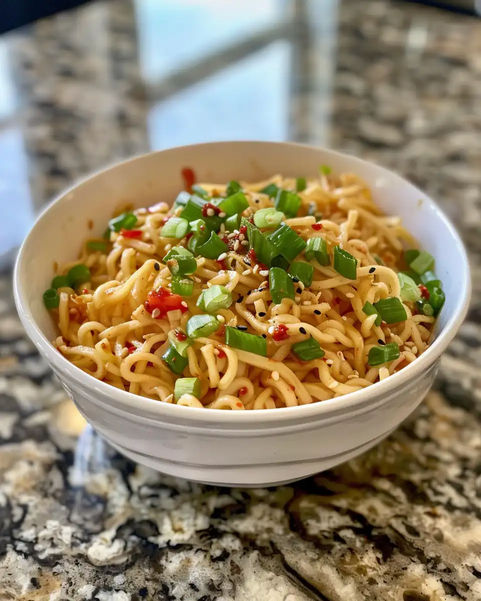 Sweet chili garlic sauce in Instant Pot with noodles cooking