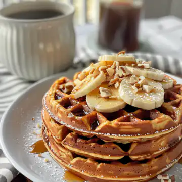 Sweet Potato Waffles taken with iphone 15 pro max --iw 2 --ar 4:5 --v 6.0 --raw
