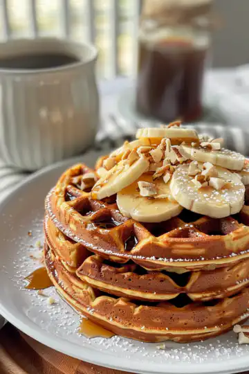 Sweet Potato Waffles taken with iphone 15 pro max --iw 2 --ar 4:5 --v 6.0 --raw