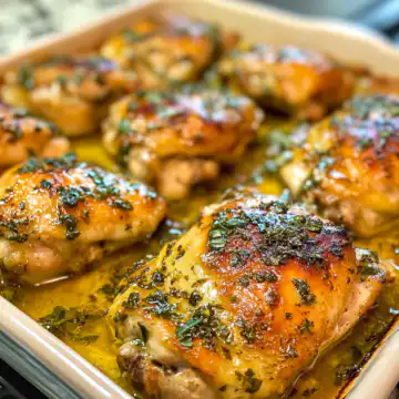 Apple Cider Dijon Mustard Oven Baked Chicken Thighs taken with iphone 15 pro max --iw 2 --ar 4:5 --v 6.1 --raw