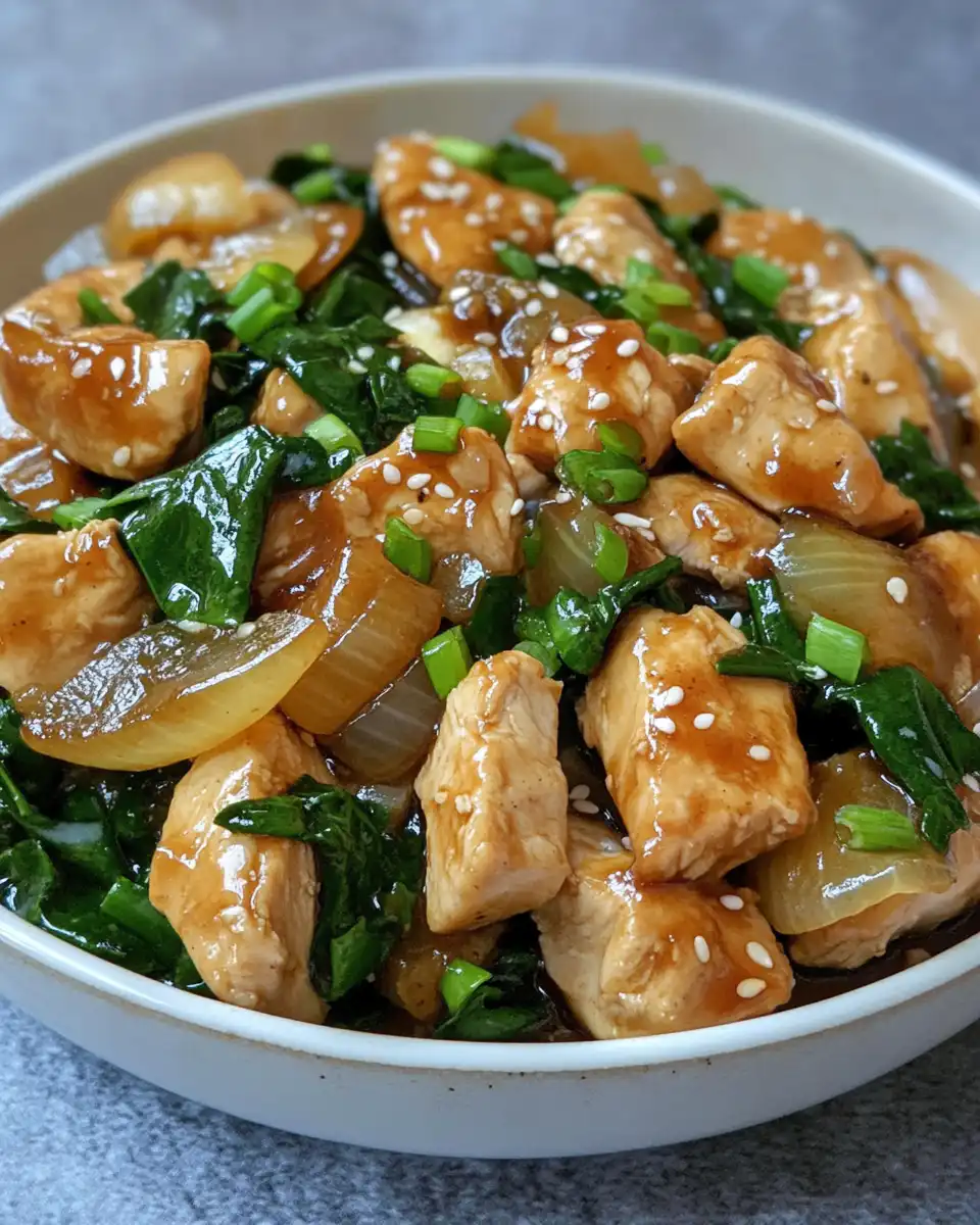 Pressure cooker with chicken and onions cooking inside