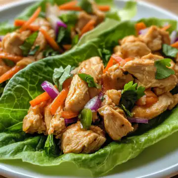 Chicken Lettuce Wraps taken with iphone 15 pro max --iw 2 --ar 4:5 --v 6.1 --raw